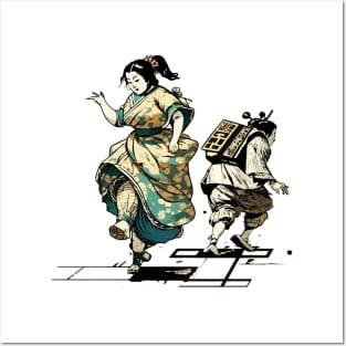 Hopscotch Geisha Posters and Art